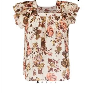 Floral ruffle top Kiki Ulla Johnson